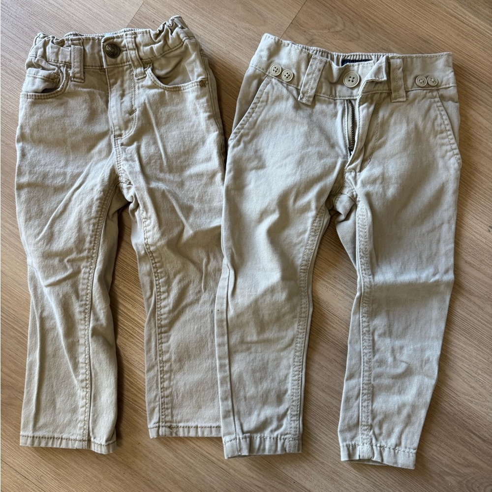 Toddler Boy Khaki pants bundle